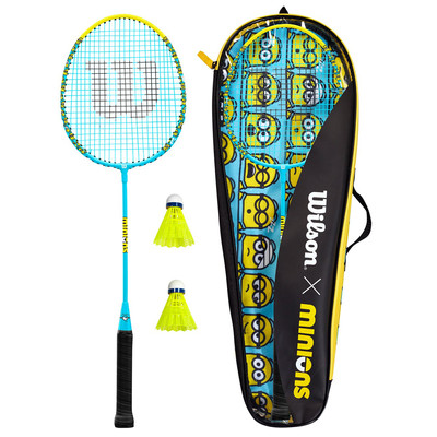 Zestaw Wilson Badminton Minions Set 2 Blue BADMINTON Racquets