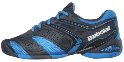 Babolat V Pro All Court Grey Blue TENNIS Shoes Black Knight