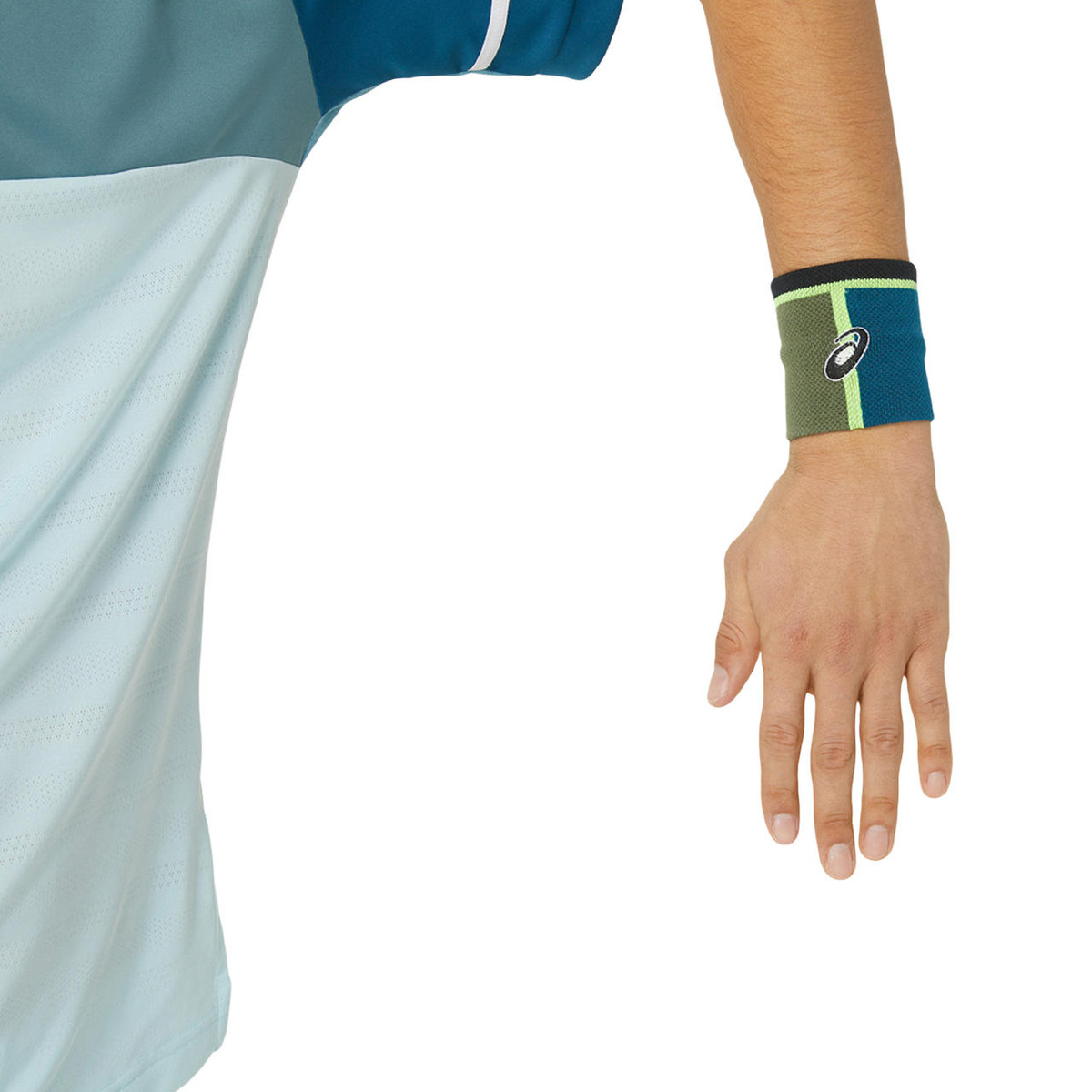 Asics Graphic Wrist Band S Cedar Green | SQUASH \ Accessories ...