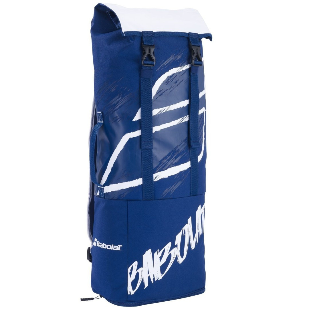 Babolat BackRack 2 Blue White White Blue BAGS Backpacks Babolat Rakiety do squasha badmintona i tenisa. erakiety