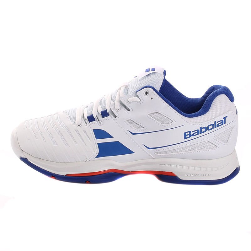 Babolat SFX All Court White/Blue | SQUASH \ Shoes \ Babolat BADMINTON ...
