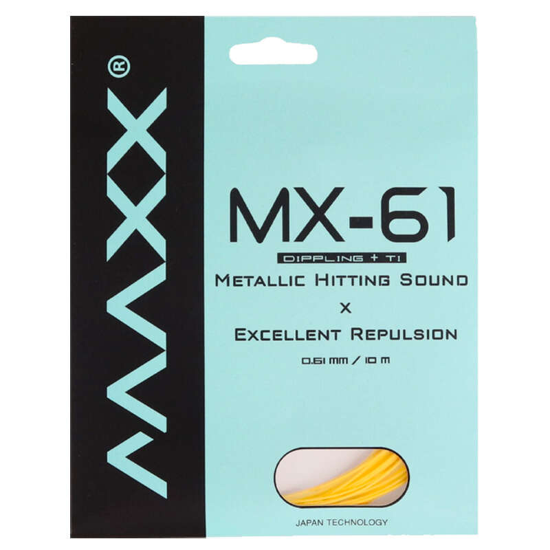 Badminton string Maxx MX61 Yellow Yellow BADMINTON \ Strings \ Sets