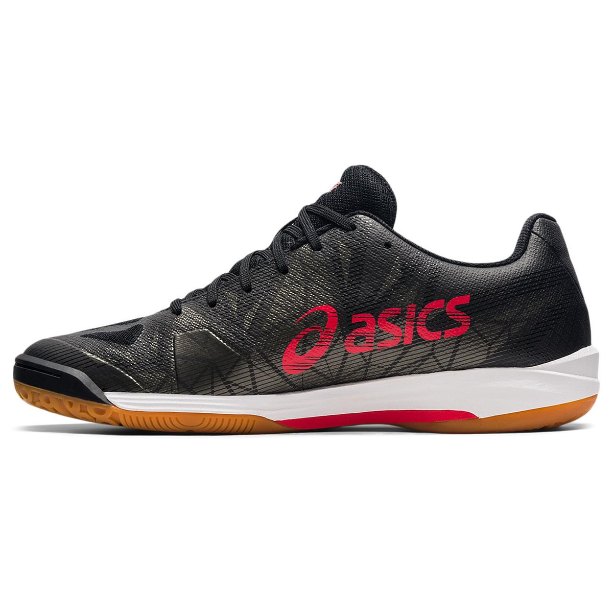 Buty Asics GelFastball 3 Black / Electric Red SQUASH \ Shoes \ Asics