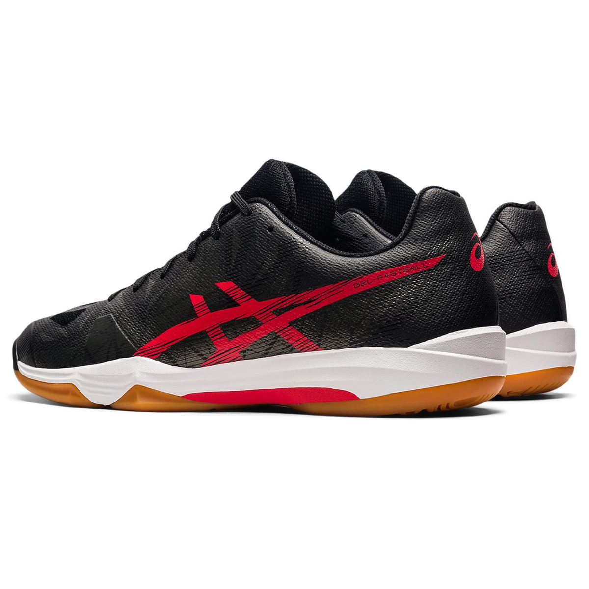 Buty Asics GelFastball 3 Black / Electric Red SQUASH \ Shoes \ Asics