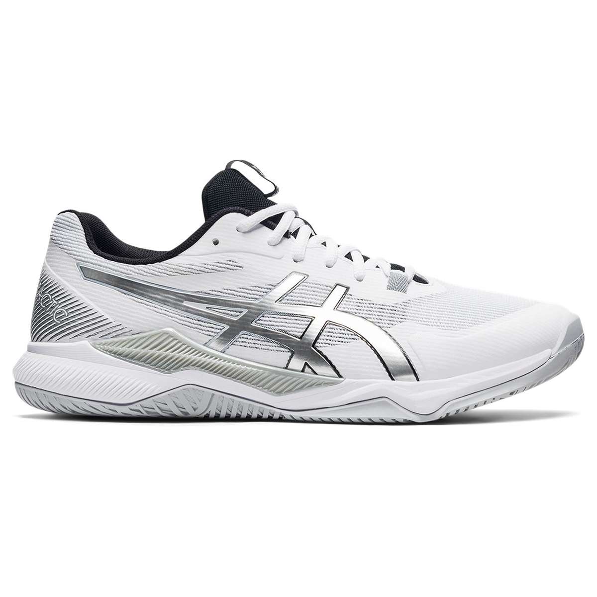 Buty Asics Gel-Tactic Black / Electric Red White || Silver | SQUASH ...