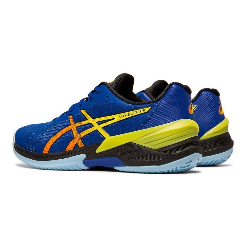 Buty Asics Sky Elite FF Blue / Sour Yuzu Blue || Yellow | SQUASH ...