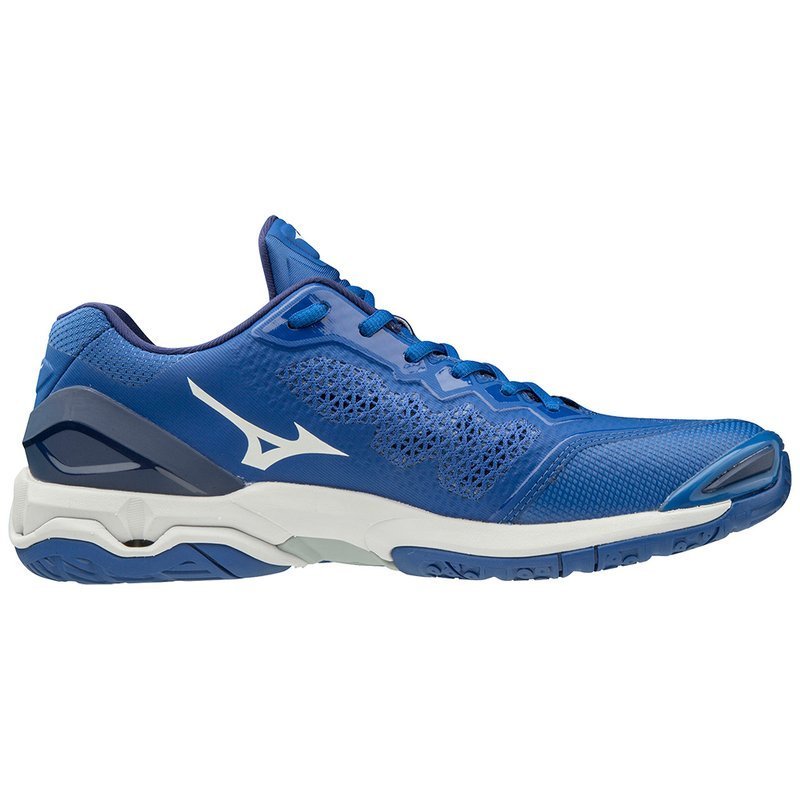 Buty Mizuno WAVE STEALTH 5 True Blue/White | SQUASH \ Shoes \ Mizuno ...