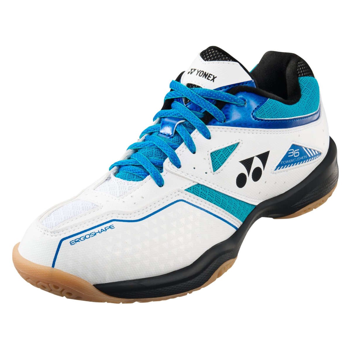 Buty Yonex Power Cushion 36 White / Blue | SQUASH \ Shoes \ Yonex ...