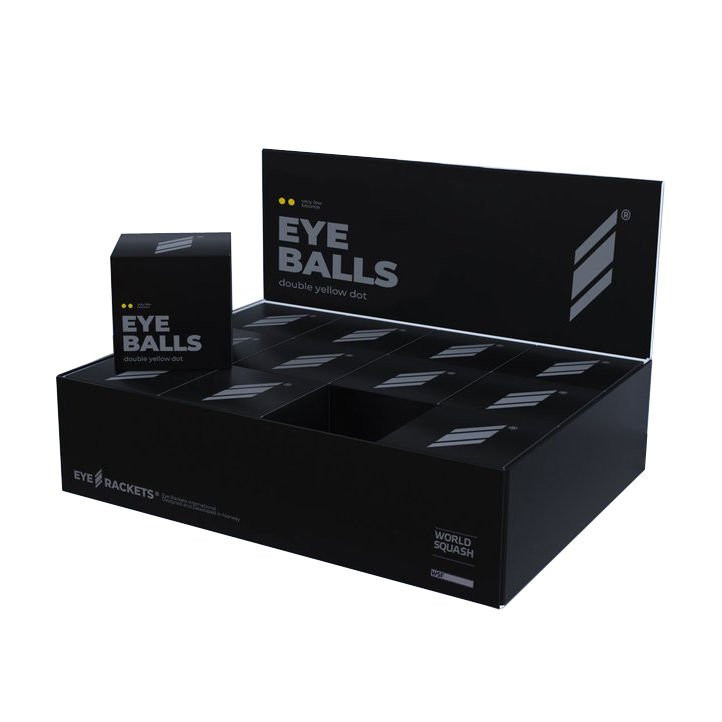 Eye Double Yellow Dot Squash Ball box 12pcs SQUASH \ Accessories