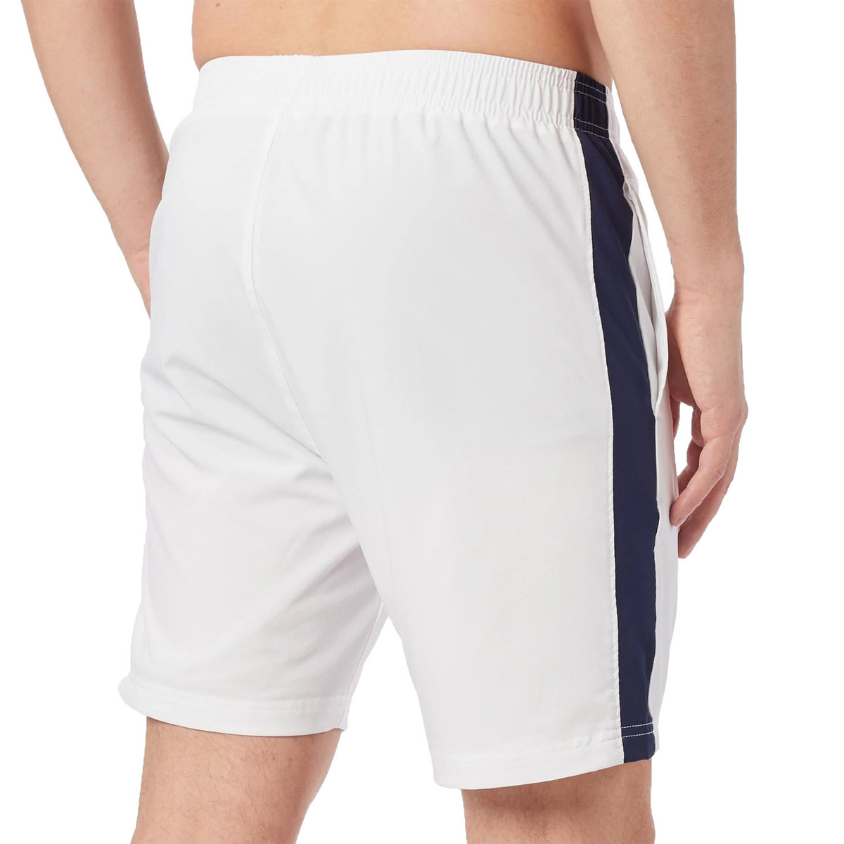 Fila Jakob Shorts White Navy CLOTHES UNISEX CLOTHES Shorts Rakiety do squasha badmintona i tenisa. erakiety