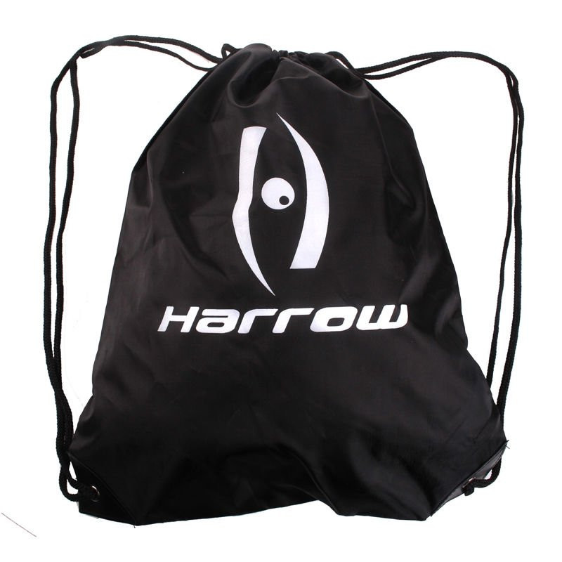 Harrow Drawstring Bag Black SQUASH \ Bags \ Harrow BADMINTON \ Bags