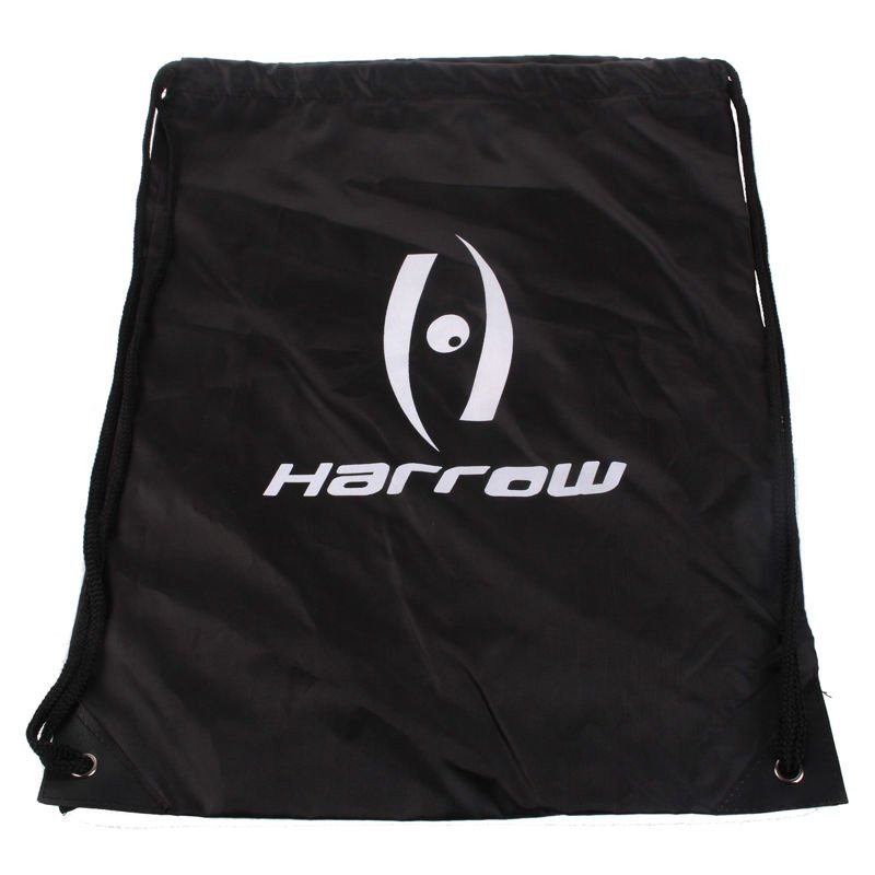 Harrow Drawstring Bag Black SQUASH \ Bags \ Harrow BADMINTON \ Bags