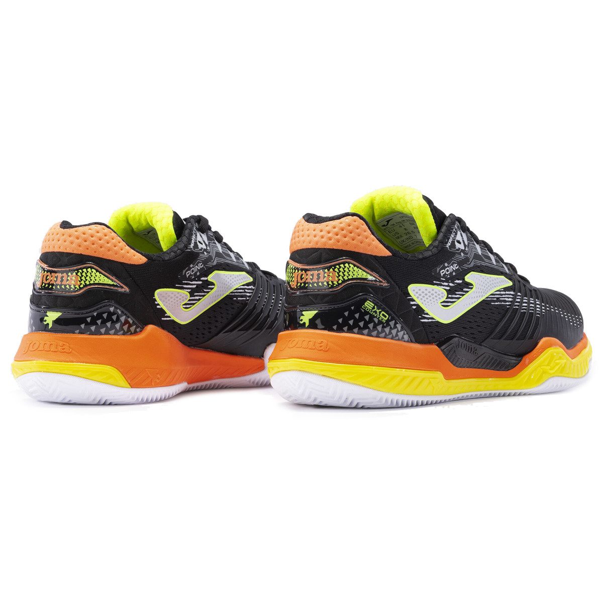 Joma T.Point 23 Clay Black / Orange | SHOES \ Tennis \ Men's TENNIS ...