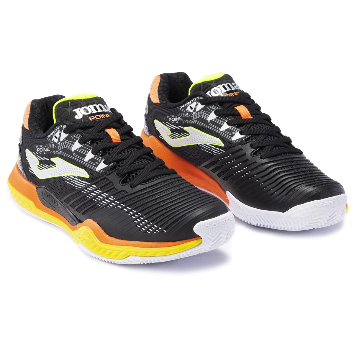 Joma T.Point 23 Clay Black / Orange | SHOES \ Tennis \ Men's TENNIS ...