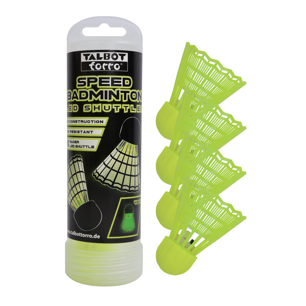 Lotki Talbot Torro Speedbadminton LED Shuttles 4Pack BADMINTON