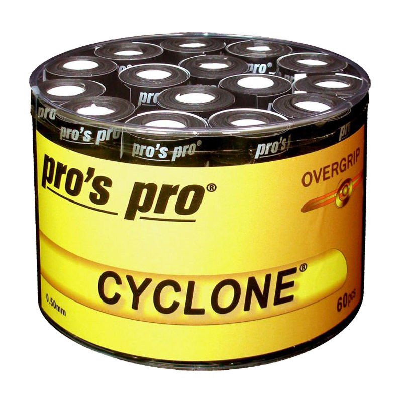 Pro's Pro Cyclone Black Single SQUASH \ Accessories \ Overgrips
