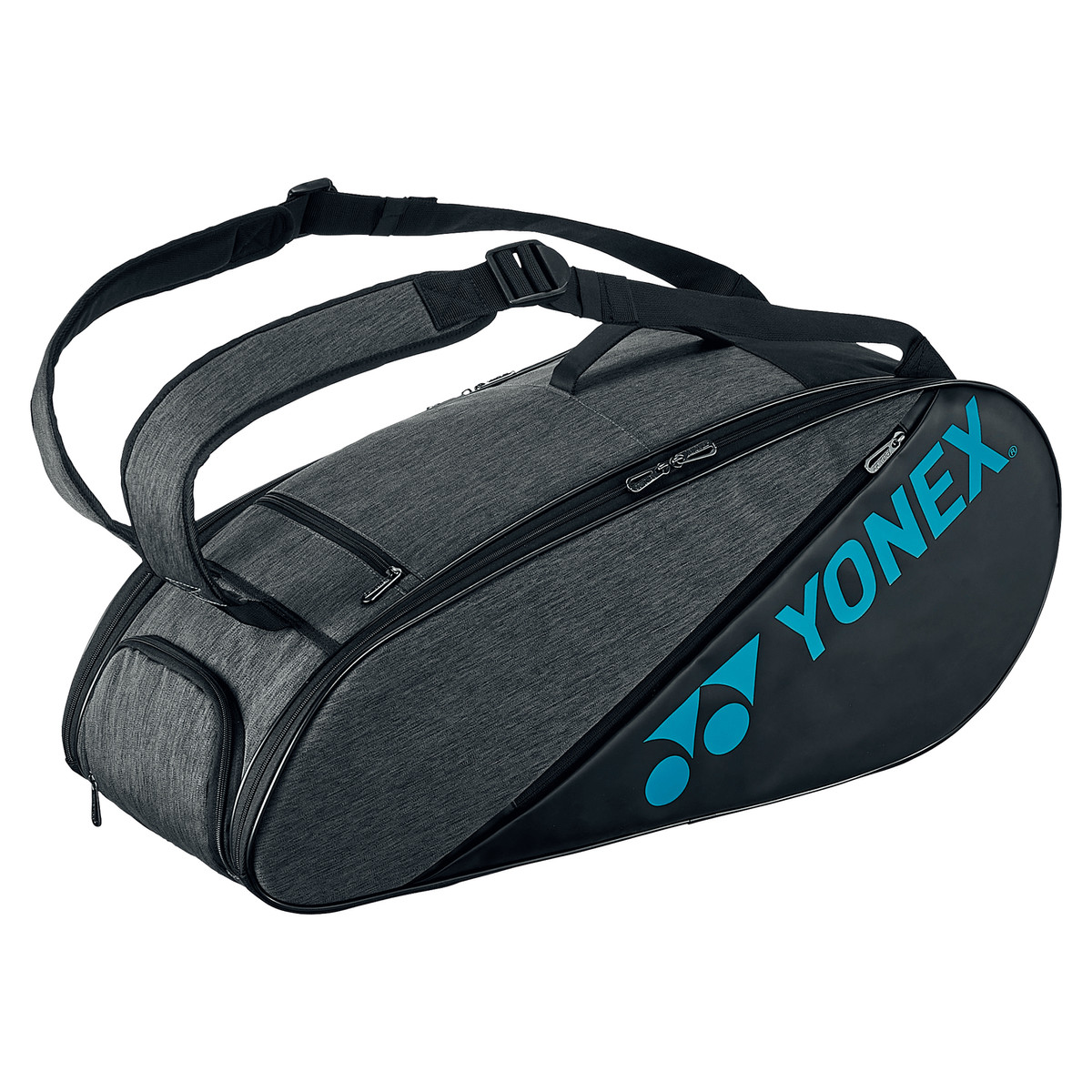 Thermobag Yonex 82226 Active Racket Bag 6R Charcoal Gray Gray Black