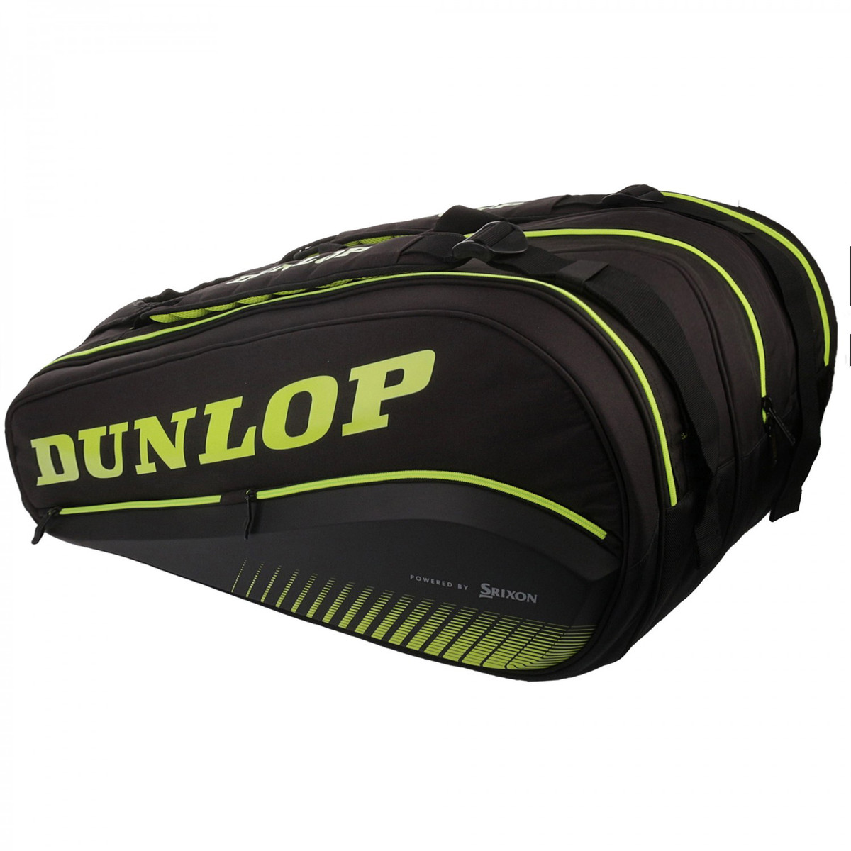 Torba Dunlop Performance 12 Racket Bag Black / Yellow Black Yellow SQUASH \ Bags \ Dunlop