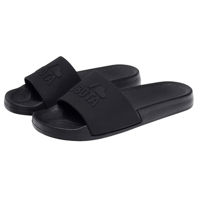 Kubota Plain Black Flip-Flops