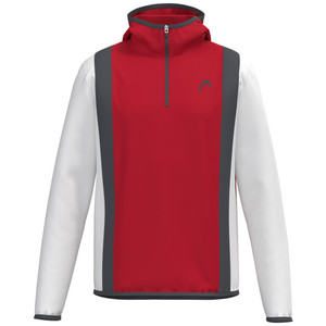 Bluza HEAD Club 25 Tech Hoodie Red / White