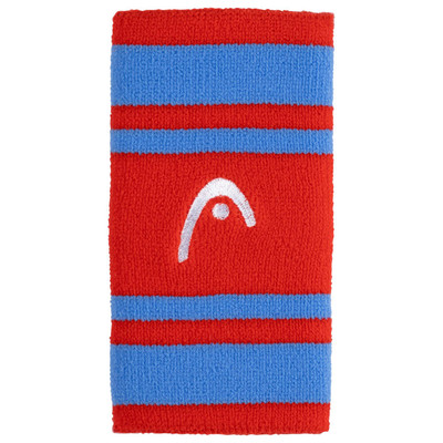 Head Wristband Striped 5" Hibiscus / Orange Alert