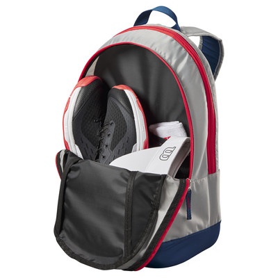 Plecak Wilson Junior Backpack Light Grey F03 / Red-Blue