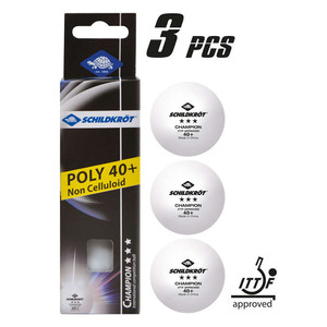 Piłeczki Schildkrot Champion ITTF 3* Poly 40+ 3szt.