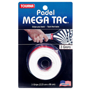 Tourna Padel Mega Tac White 3Pack