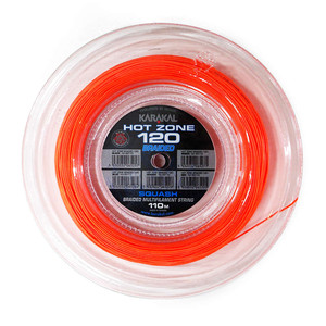 Karakal Hot Zone Braided 120 Orange 110m Squash String