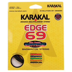 Karakal Edge 69 Badminton String Black