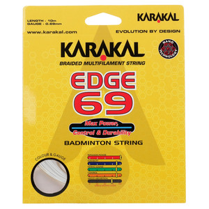 Naciąg badminton Karakal Edge 69 White