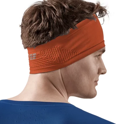 Opaska na głowę CEP Cold Weather Headband Dark Orange