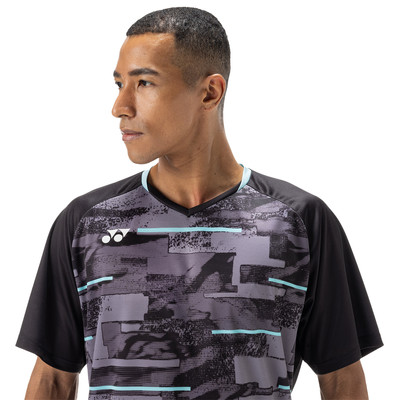 Yonex Men's Crew Neck Shirt 0034 Black