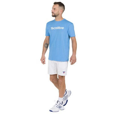 Koszulka Tecnifibre Team Cotton Tee Azur
