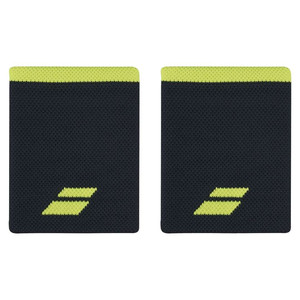 Frotka Babolat Logo Jumbo Wristband 2Pack Black / Aero