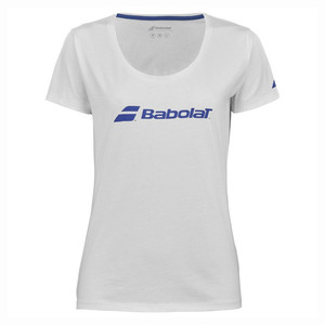 Babolat Exercise Graphic Tee Girl White