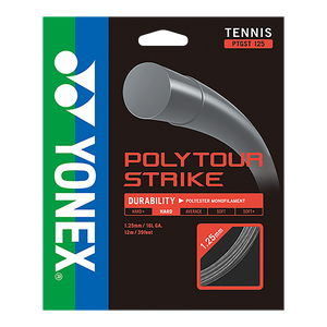 Naciąg tenis Yonex Poly Tour STRIKE 125 Szary