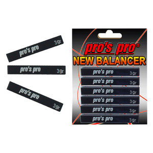 Taśma ołowiana Pro's Pro Balancer 6Pack Black