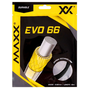 Badminton string Maxx Evo 66 Black