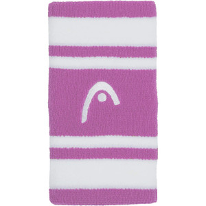 Frotka HEAD 5" Wristband Striped 2Pack Alight Lilac / White