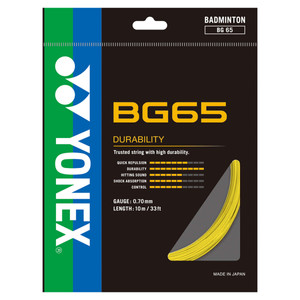 Yonex BG 65 Yellow