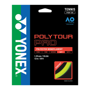 Naciąg tenis Yonex Poly Tour Pro 125 Żółty