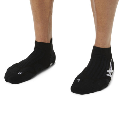 Asics Court+ Tennis Ankle Socks Performance Black