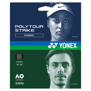 Naciąg tenis Yonex Poly Tour STRIKE 125 Szary