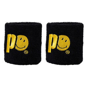 Prince x Smiley Wristband Black 2pcs