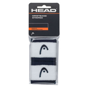 Head Wristband Striped 2,5" Navy / White