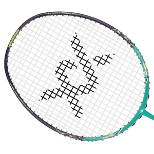 Badmintonschläger Maxx Crystalyst X2 (Strung) Green