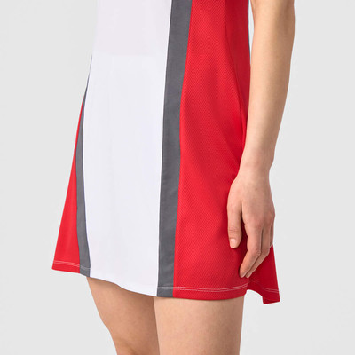 Sukienka sportowa HEAD Club 25 Dress Women Red / White