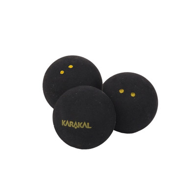 Piłka Karakal Elite Double Yellow Dot 3Pack