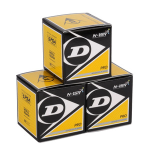 Piłka Dunlop Pro Double Yellow Dot 3Pack